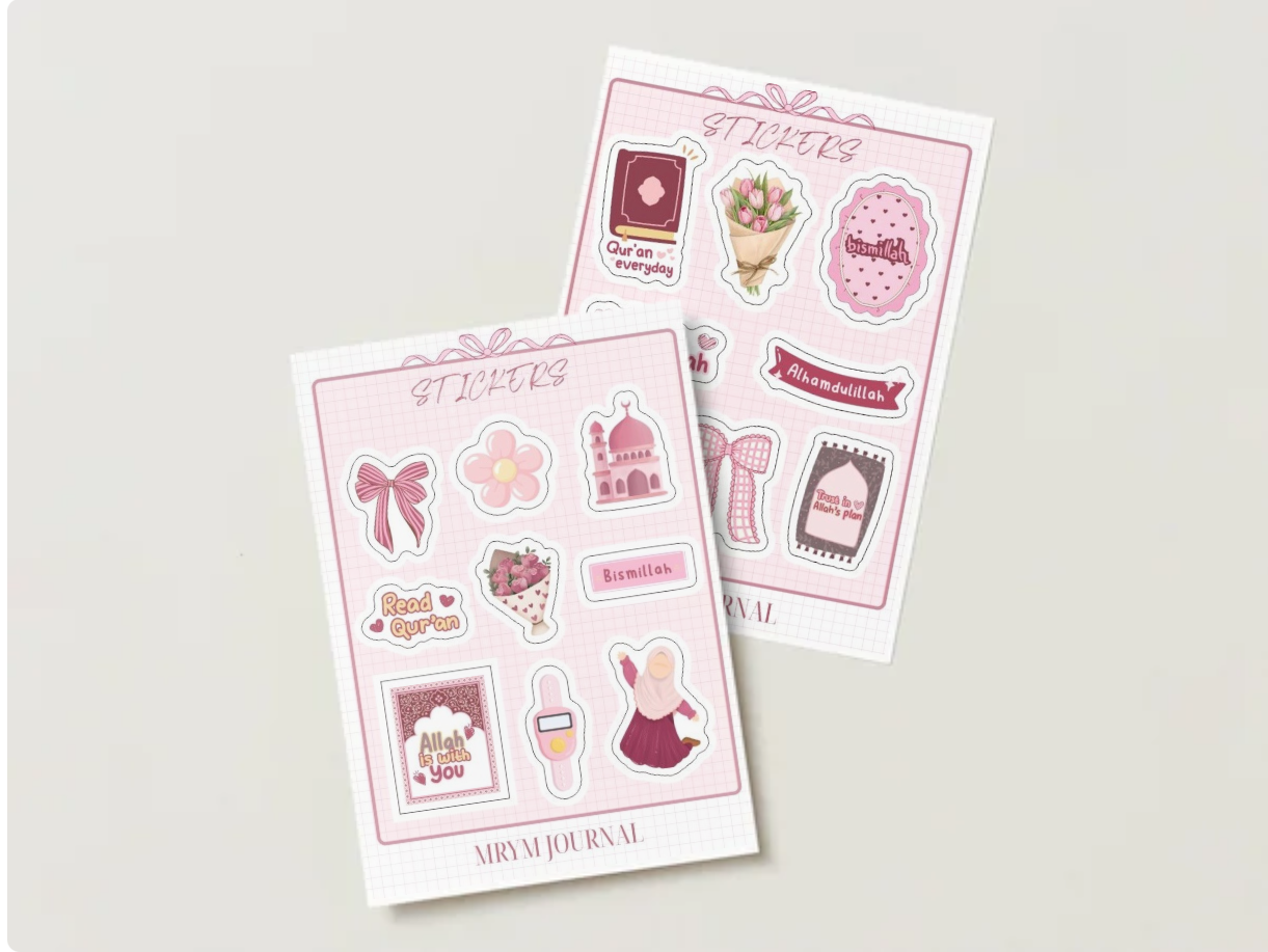Lot de 2 plaquettes de stickers – 17 designs